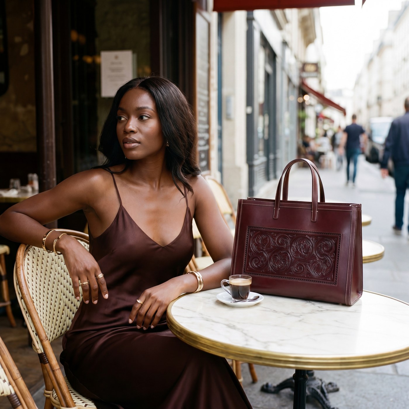 Florence au café